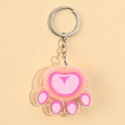 Брелок мялка для ключей «Лапка» 4.6 х 7 см