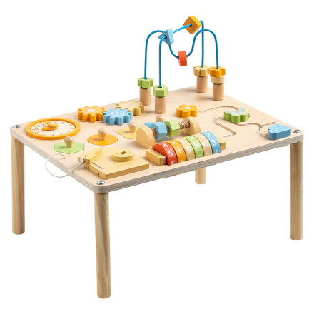 Развивающий деревянный игровой столик Montessori