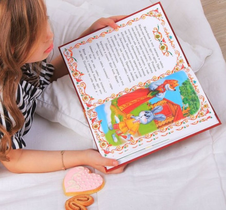 Книга детская в твёрдом переплёте «Русские народные сказки»,128 стр.