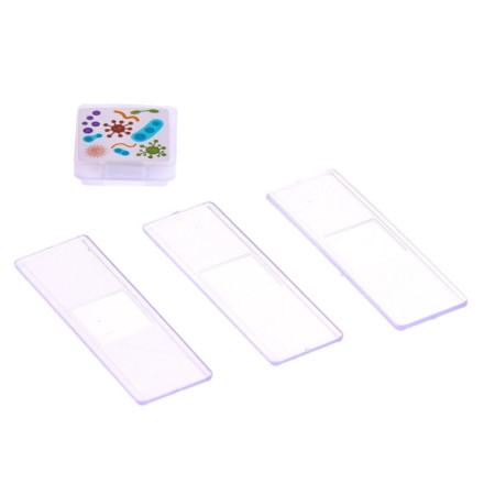 Микроскоп «Юный исследователь», 7 предметов, увеличение x100, x200, x300