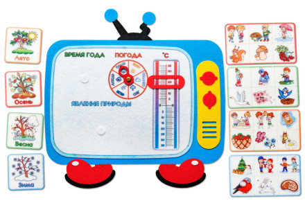 Дидактический коврик "Телевизор"