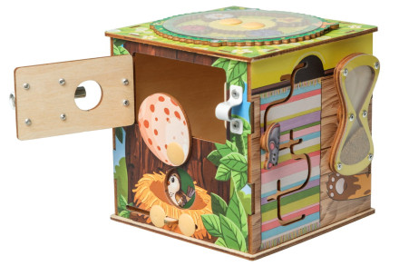 Игра по системе Монтессори Бизиборд "Лето"