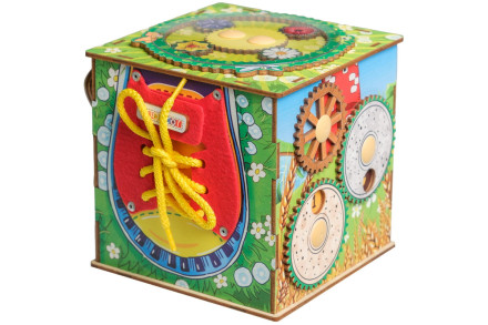 Игра по системе Монтессори Бизиборд "Лето"