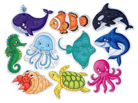 Пазл для самых маленьких Вот такое море», 2+