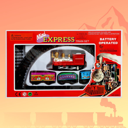 Железная дорога «Скорый поезд», работает от батареек