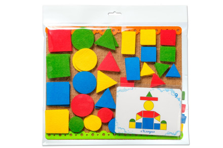 Коврик с геометрической мозаикой "Окружающий мир"