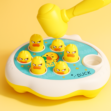 Интерактивная игрушка «Ударь уточку» с молоточком