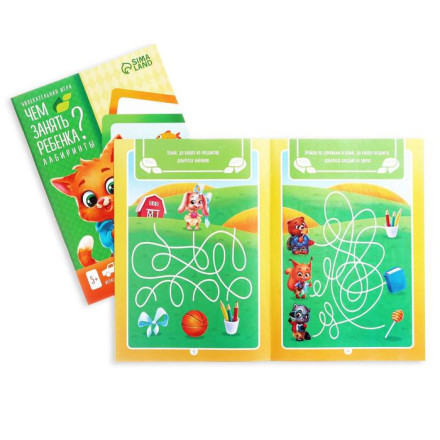 Набор развивающих книг-игр «Чем занять ребёнка», 5 книг