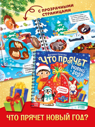 Подарок на Новый год для детей «Волшебный подарок», большой новогодний подарочный набор книг 12 шт.