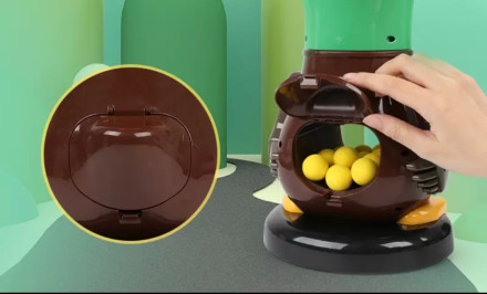 Игровой набор "Уточка-мишень с мягкими пулями" (1 пистолет, 12 шариков).