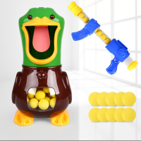 Игровой набор "Уточка-мишень с мягкими пулями" (1 пистолет, 12 шариков).