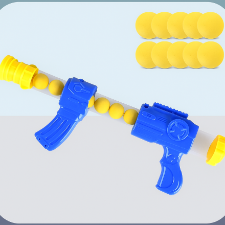 Игровой набор "Уточка-мишень с мягкими пулями" (1 пистолет, 12 шариков).