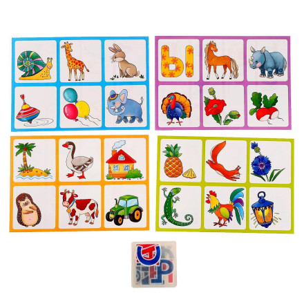 Лото для малышей «Азбука. Подбери букву» / Куликова Е.Н.