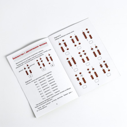 Счёты с пособием по ментальной арифметике 6-10 лет