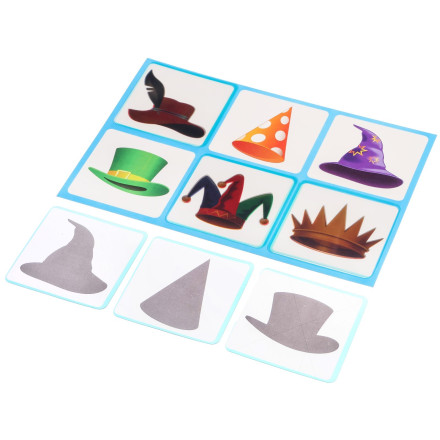 Лото для малышей «В замке волшебника. Подбираем силуэты», 3+