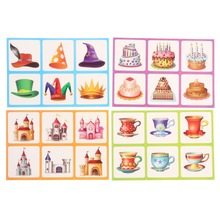 Лото для малышей «В замке волшебника. Подбираем силуэты», 3+