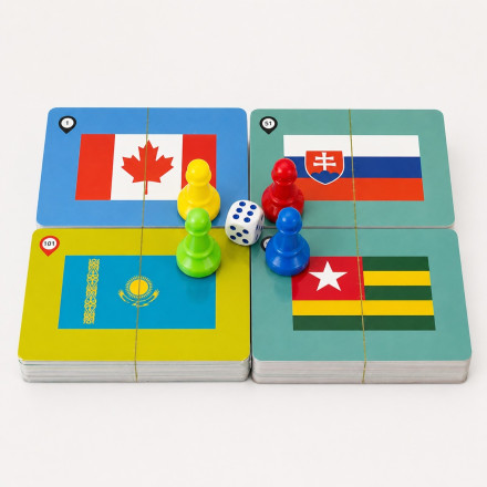 Настольная игра «Мегафлагомания — Все страны мира»
