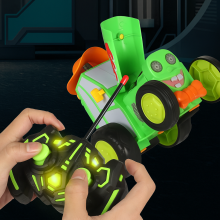 Детская игрушка-трактор с трюками и световыми эффектами