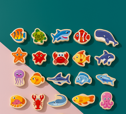 Развивающая магнитная игрушка "Рыбалка"