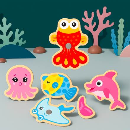 Развивающая магнитная игрушка "Рыбалка"