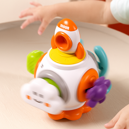 Игрушка-бизиборд "Лунный космолет с львенком"