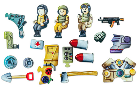 Пазл "Боевой танк"