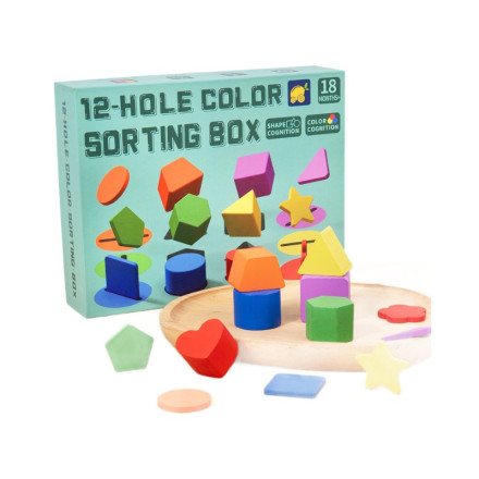«Сортер форм и цветов (12 отверстий)»