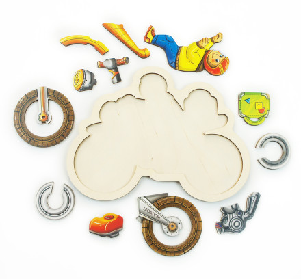 Пазл "Мотоцикл"