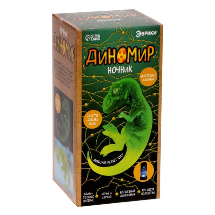 Ночник «Диномир», цвета МИКС