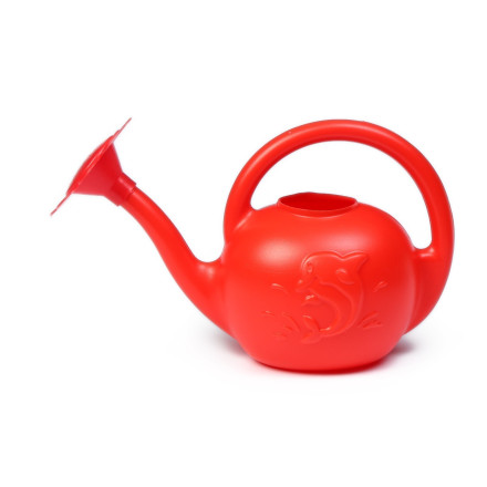 Лейка, 1.5 л, с рассеивателем, цвет зеленый, «Ромашка»