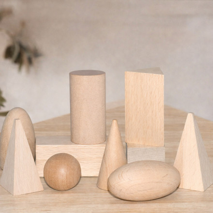 Деревянный развивающий набор «Геометрические фигуры»