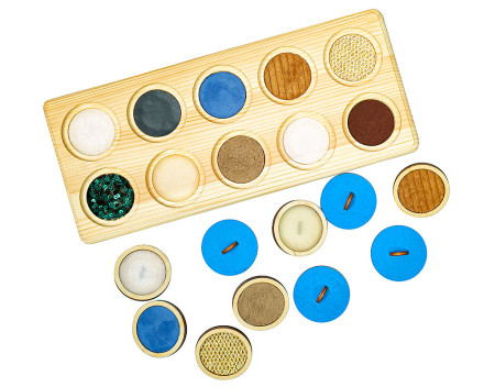 Игра по системе Монтессори Тактильный планшет