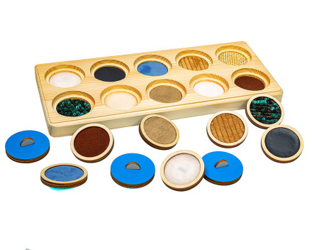 Игра по системе Монтессори Тактильный планшет