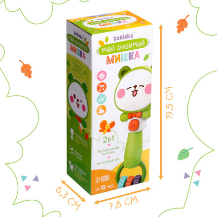 Музыкальная игрушка «Мой любимый мишка», звук, свет