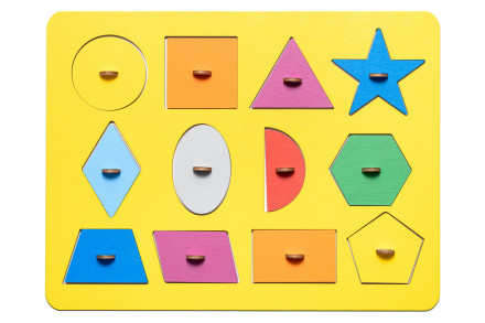 Рамки-вкладыши М.Монтессори "Геометрия"