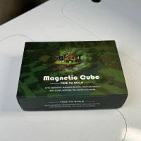 Магнитный конструктор «Magnetic Cube» (пиксельный мир) 48 кубиков + 2 фигурки.