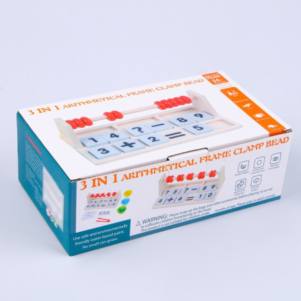 Развивающая игра «Учимся считать», 13×22.5×8 см