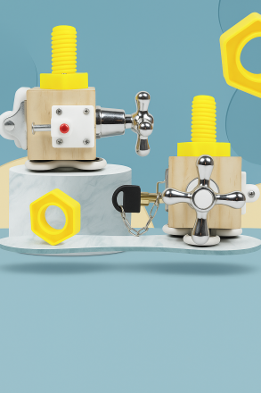 Бизикуб развивающий «Малыш мастер»