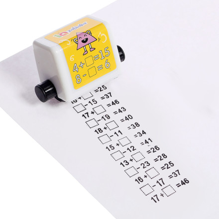 Развивающий набор «Математический штамп», 7+