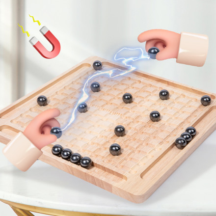 Магнитная настольная игра «Magnetic Chess» 20 шариков.