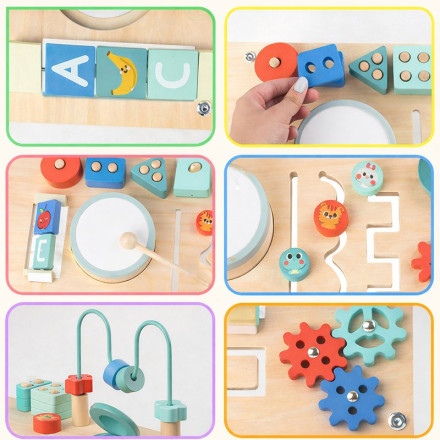 Столик-бизиборд для малышей.