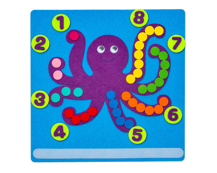 Дидактический коврик "Осьминог"