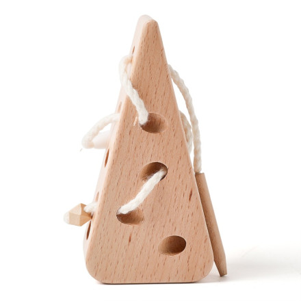 Деревянная-шнуровка «Сыр»