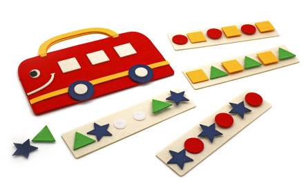 Дидактический коврик Сумка-игралка "Автобус"