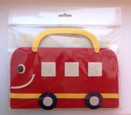Дидактический коврик Сумка-игралка "Автобус"