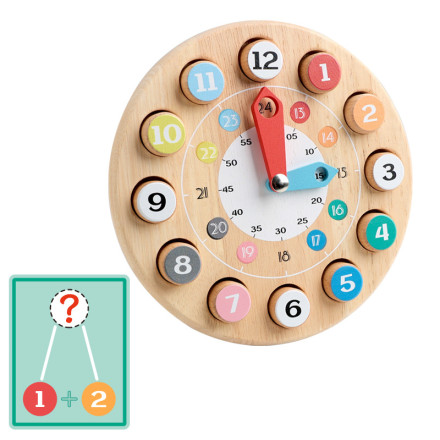 Развивающая игрушка «Обучающие часы»