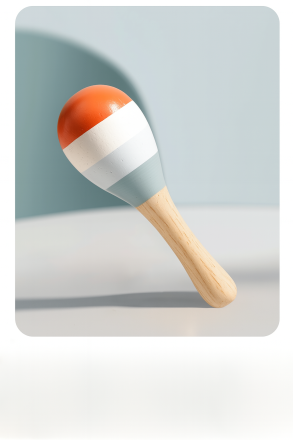 Деревянный музыкальный набор игрушек (5 предметов) Монтессори.