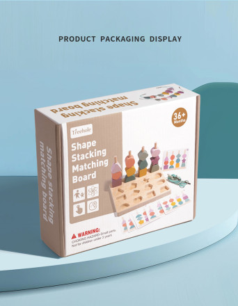 Развивающая игрушка «Геометрические фигуры на шнуровке» Монтессори.