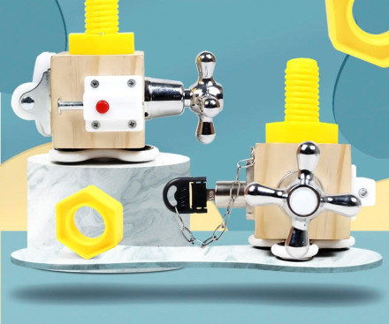 Бизиборд бизикубик куб мини дерево деревянная развивающая игрушка