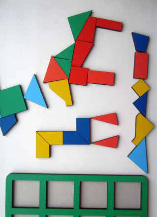 Сложи квадрат Б.П.Никитин 1 уровень (макси)